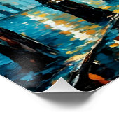 Poster Imaginaire Parc mignon Pluie d'automne (Coin)