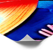 Poster Imaginaire Poisson Conception de nage (Coin)