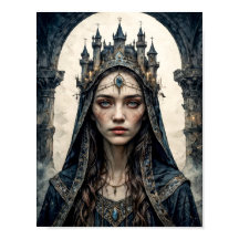 Imaginaire reine des Tours en robe royale