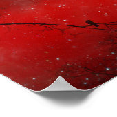 Poster Imaginaire rouge (Coin)