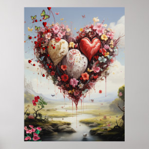 Poster Imaginaire royaumes de paysages magiques