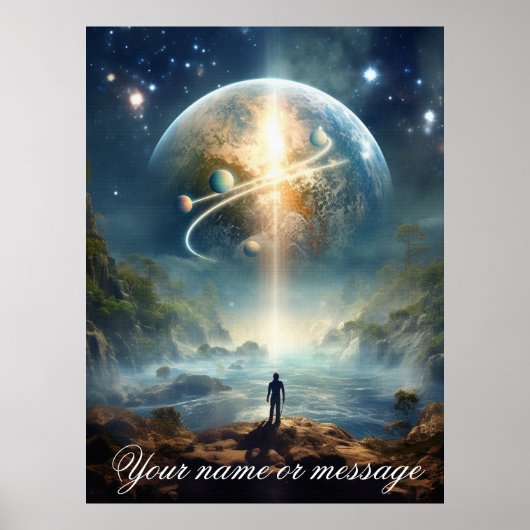 Poster Imaginaire royaumes de paysages magiques (Devant)