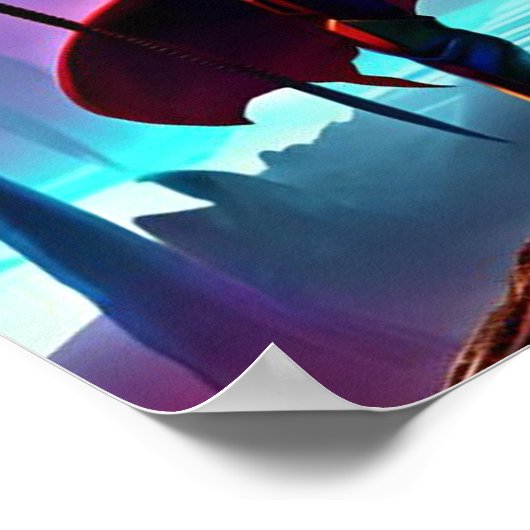 Poster Imaginaire Sci-fi Chat Guerrier Art numérique Post (Coin)