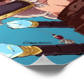 Poster Imaginaire SSJ Blue Gogeta (Coin)