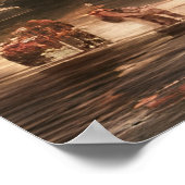 Poster Imaginaire vacances avec lac (Coin)