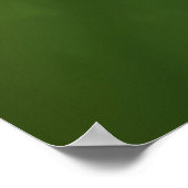 Poster Imaginaire Vert Jaune Fleurs fractales (Coin)