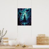 Poster Imaginaire Ville de Champignons (Cuisine)