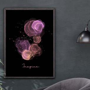 Poster imagination colorée