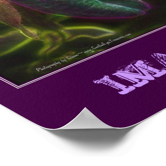 Poster Imagination Fée Et Fleur Inspiration (Coin)