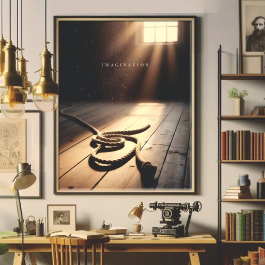 Poster Imagination - Impression artistique de Shibari