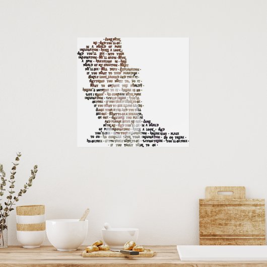 Poster Imagination pure (Cuisine)