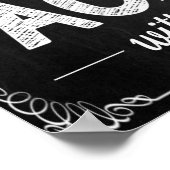 Poster Imagine Croire Atteindre Noir Et Blanc Classe (Coin)