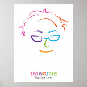 Poster Imaginez Bernie Sanders 2016