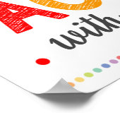 Poster Imaginez Croire Atteindre l'affiche de classe (Coin)