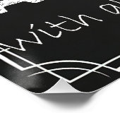 Poster Imaginez, Croyez-Vous, Atteindre L'Affiche Inspira (Coin)