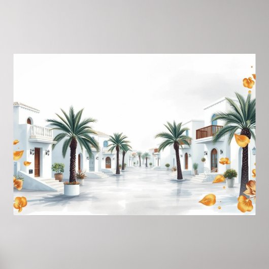 Poster Imaginez juste des endroits célestes et paisibles (Devant)