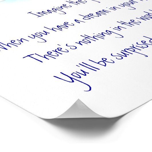 Poster "Imaginez Les Possibilités" (Coin)