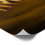 Poster Imaginez l'Imaginaire Lune Ciel Inspirationnel (Coin)