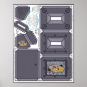 Poster Imaginez l'ornement du cadre photo Peace Central P (Devant)