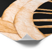 Poster Imitation or : aquarelle art déco. (Coin)