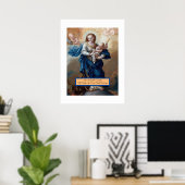 Poster Immaculée conception (Bureau à domicile)