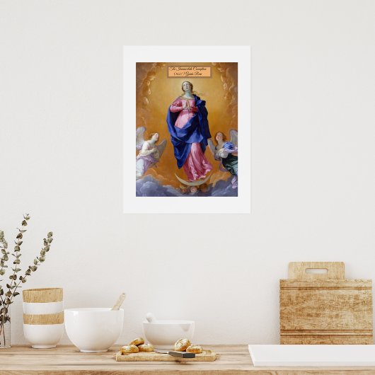 Poster Immaculée conception (Cuisine)