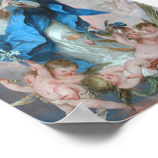 Poster Immaculée Conception Assomption Vierge Antolinez (Coin)