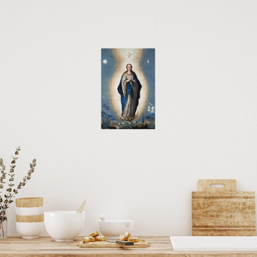 Poster Immaculée Conception Assomption Vierge Sanchez (Cuisine)