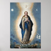 Poster Immaculée Conception Assomption Vierge Sanchez (Devant)