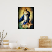 Poster Immaculée Conception de la Vierge Marie - Murillo (Cuisine)