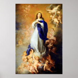 Poster Immaculée Conception Vierge Marie Assomption 04
