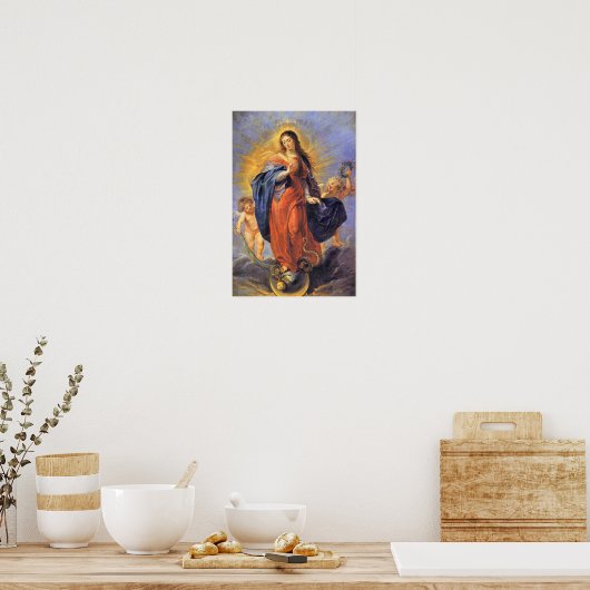 Poster Immaculée Conception Vierge Marie Assomption 06 (Cuisine)