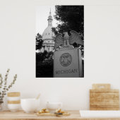 Poster Immeuble Capitol du Michigan (Cuisine)