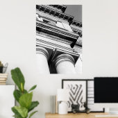 Poster Immeuble Capitol du Michigan (Bureau à domicile)