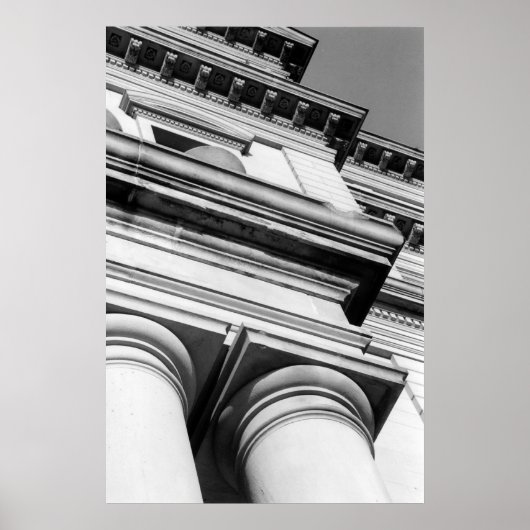 Poster Immeuble Capitol du Michigan (Devant)