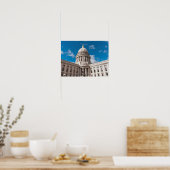 Poster Immeuble du Capitole de l'État du Wisconsin (Cuisine)