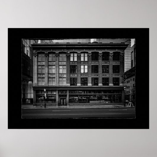 Poster Immeuble Elgin n°3 avec bordure (Devant)