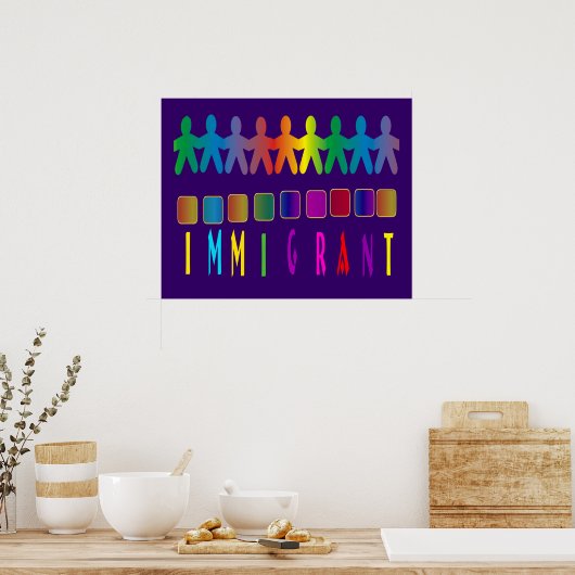 Poster Immigrant (Cuisine)