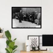 Poster Immigrants vers Ellis Island 1911 (Bureau à domicile)