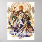 Poster Impact de Liyue Genshin (Devant)