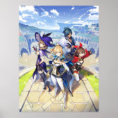 Poster Impact Genshin du jeu (Devant)