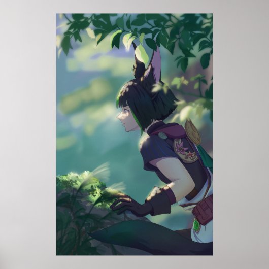 Poster Impact Genshin Tighnari Nature (Devant)