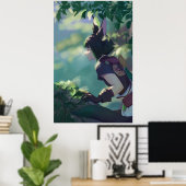 Poster Impact Genshin Tighnari Nature (Bureau à domicile)