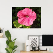 Poster Impatiens rose foncé (Bureau à domicile)