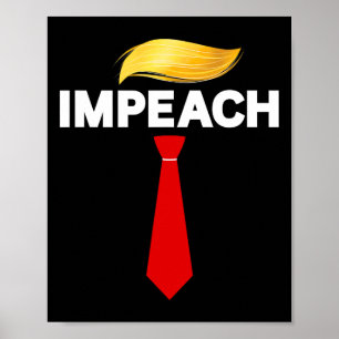 Poster Impeach Trump Protestation contre Trump, Allons ma