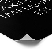 Poster Imperare sibi maximum imperium est (Coin)