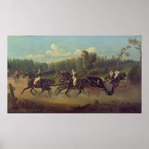 Poster Impératrice Eugenie et Reine Victoria dans