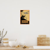Poster Imperial Airways ~ Angleterre - Égypte - Inde (Cuisine)