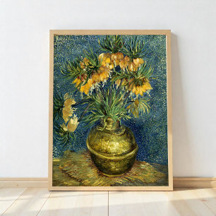 Poster Imperial Fritillaries in a Copper Vase, Van Gogh