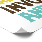 Poster Impliquez-moi un devis inspirant (Coin)